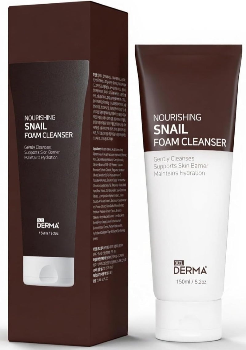 Nourishing Snail Foam Cleanser Gently Cleanses 150ML